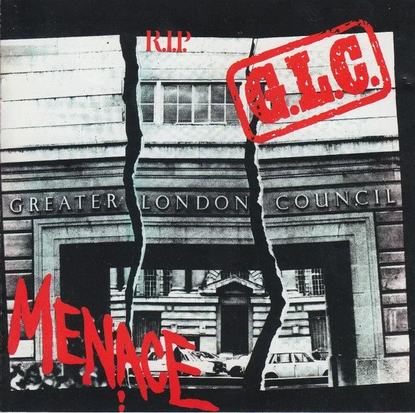 洋楽 MENACE/ G.L.C    society still insane Menace - G.L.C. LP — General Speech